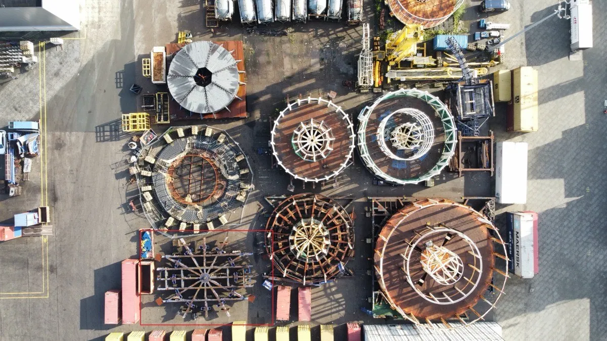 Cable Transport Carrousel Grillage & Seafastening Design — photo 1
