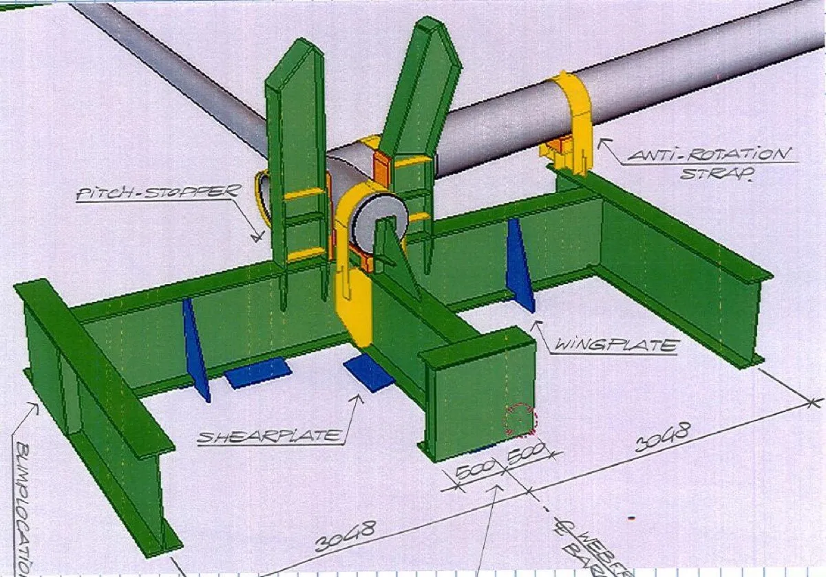 HMC – Grillage and seafastening design — photo 1
