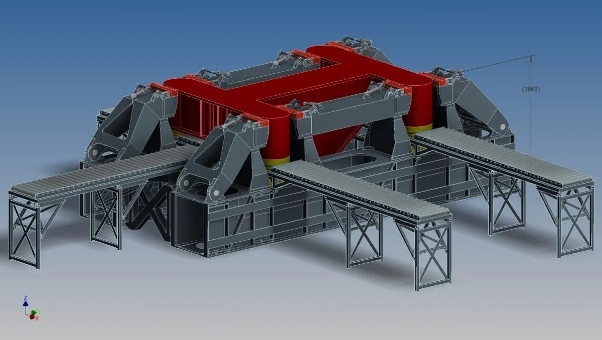 Mammoet –10,000 [Te] jacking system — photo 1
